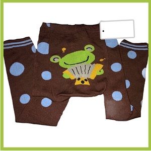 Polka Dot Frog Leggings / Tights NWT